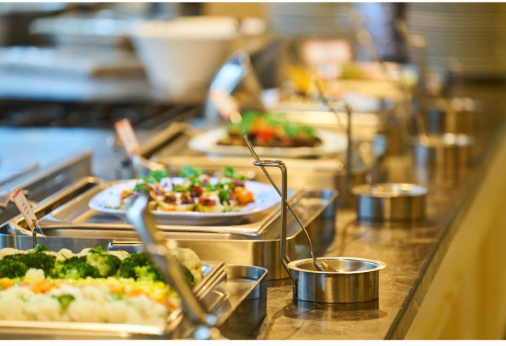 Verifique a qualidade dos alimentos e bebidas oferecidos